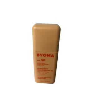 BYOMA Ultralight Face Fluid SPF 50 | Barrier Boosting Sunscreen | New 06/2027